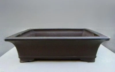 Japanese Bonsai pot TOKONAME NEZU Unglazed Rectangular Extra large W47cm YAMAAKI - Image 1 of 4