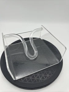 Mid Century Acrylic Clear Napkin Holder - Picture 1 of 4
