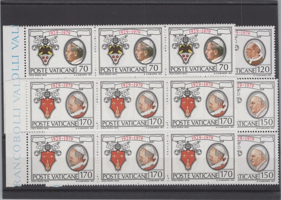 Vatican 1979 Blocks XF Mint Never Hinged - Image 1 of 1
