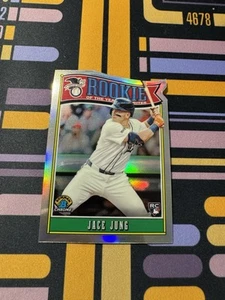 Jace Jung Die Cut Rookie Of The Year Favorites RC 2025 Bowman Card #ROY-8 Tigers - Picture 1 of 10