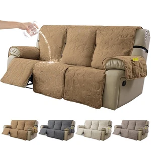 100% Waterproof Recliner Sofa Covers 3 Seater, 6-Piece Split Non-Slip Reclini... - Bild 1 von 6