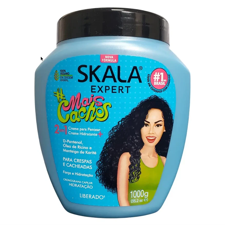 SKALA EXPERT Crema hidratante sin enjuague Skala MaisCachos Curl Cream - 1 kg - para rizado original