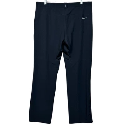Nike Tiger Woods Collection Golf Pants Black Mens 38x32 Straight Leg Performance - Image 1 of 4