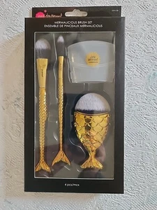 NEW Jane Davenport Gold Mermalicious Brush Set Jdm-038 - Picture 1 of 3