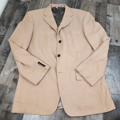 Blazer de 3 botones de lana Oscar De La Renta para hombre talla 44L Foto 1 de 4