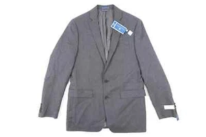RYAN SEACREST DISTINCTION GRAY 40 LONG 100% WOOL SUIT TOP BLAZER SPORT COAT NWT - Picture 1 of 20