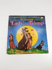 Walt Disney Presents Lady and the Tramp Lp With 12 Read-Along Pages 1980 - Imagen 1 de 4