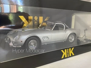 KK-SCALE 1/18 FERRARI 250GT CALIFORNIA HARD-TOP 1961 SILVER KKDC181042 - Imagen 1 de 3