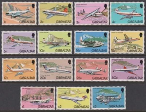 GIBRALTAR - 1982 Part Set to £5 AIRCRAFT  SG 569/81 MNH Cv £ 30 [F0115] - Bild 1 von 1
