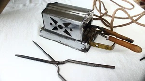 Antiker transportabler Heizofen für Lockenscheren - Bild 1 von 4