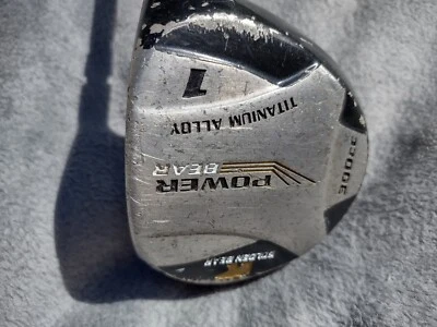 Клюшка для гольфа вуд Golden Bear Power Bear титановая 1 твердая гибкая графитовая рукоять  - Изображение 1 из 4