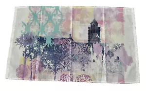 Toalla de té NATIONAL TRUST imagen de artista 100 % algodón nueva sin etiquetas hecha en el Reino Unido Rosa lavanda - Imagen 1 de 4