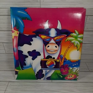 Vintage Lisa Frank 1988 Cow Photo Album 4"x6" Pictures 3 per Page Binder Camera  - Picture 1 of 12