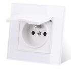 Dust proof and Waterproof Glass Panel Wall Socket with Easy Installation