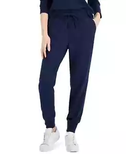 Style & Co. Women's Size XS Industrial Blue Drawstring Legging Jogger NWT (41) - Picture 1 of 6