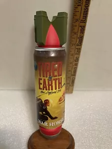 WAR HORSE BREWING TIRED OF EARTH NEIPA BIG BOMB draft beer tap handle. NEW YORK - Picture 1 of 12