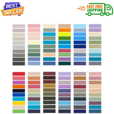 CERPOURT Sticky Tabs 2400 pcs Book Tabs for Page Markers Transparent Annotation supplies