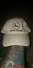 K Products John Deere Baseball Hat Tan Embroidered Snap Back Cap One Size