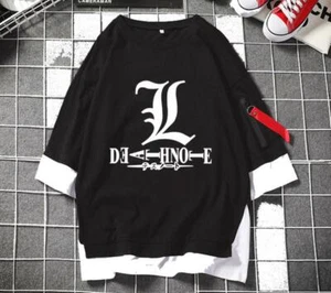 Death Note Cosplay Anime Manga T-Shirt Shirt Kostüme Baumwolle - Picture 1 of 4