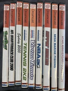 9 Video Games Bundle For Sega Dreamcast Tested - Picture 1 of 10