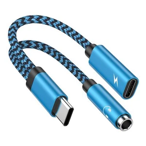 Samsung Usb Type C To 3.5mm Headphone And Charger Adapter60w Pd Charging Port To - Picture 1 of 7