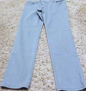 NWT GIRLS GAP 1969 SUPER SKINNY DENIM JEANS SIZE 16 PLUS-MEDIUM GRAY - Picture 1 of 2