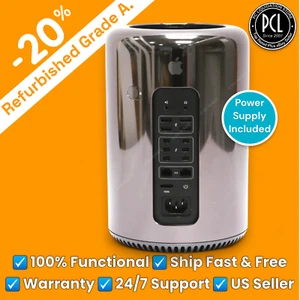 ✅ Apple Mac Pro・8-Core Xeon E5 3.0GHz・64GB RAM・256GB SSD・GPU AMD FirePro D700 ✅ - Afbeelding 1 van 7