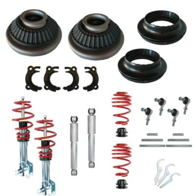 Suspensión roscada deportiva cojinete de cúpula barras de acoplamiento acortadas RedLine para Opel Astra H - Imagen 1 de 4