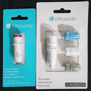 Silhouette Premium Klinge Schneidwerkzeug Ersatz 1 mm und CAMEO4 Stifthalter pck - Bild 1 von 1