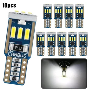 10Stk T10 W 5W CANBUS SMD LED Auto Innenraumbeleuchtung Standlicht Birnen Weiß - Bild 1 von 24