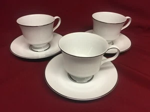 Sango Sheffield Set of (3) 3" Cups & Saucers - Picture 1 of 2