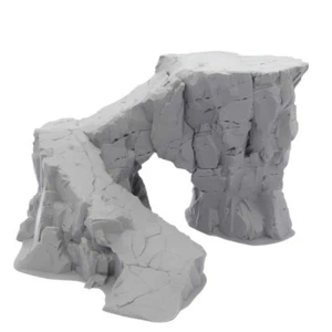 LOTR, D&D, Wargaming 3D Printed Modular Terrain Large Tower Bridge Ramp QP3D - Picture 1 of 5