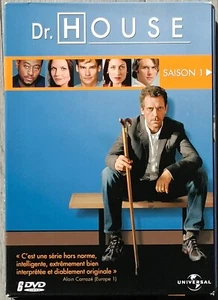 COFFRET 3 DVD DR. HOUSE/SAISON 1/22 ÉPISODES/HUGH LAURIE/BRYAN SINGER/HÔPITAL - Picture 1 of 3