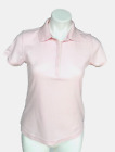 Aigle Women Cotton Blend Collared Blouse Short Sleeves Size 38 S Pink   New