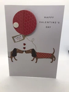 Surprise By Second Happy Valentine’s Day 3D Honeycomb Valentine Greeting Card - Picture 1 of 3