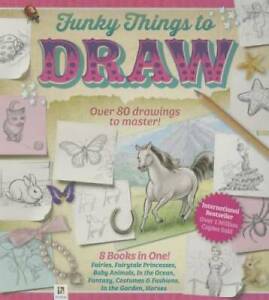 Funky Things to Draw - Hardcover-spiral By Hinkler - GOOD