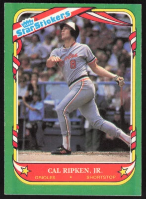 1987 Fleer Star Stickers Cal Ripken, Jr. Baseball Card #101 - Baltimore Orioles - Image 1 of 2