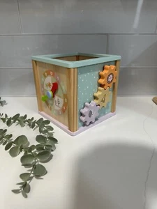 BILDUNG & LERNEN Spielzeug für Babys Quadratisch Holz Activity Box Kinder Spielzeug - Bild 1 von 9