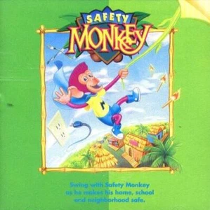 Safety Monkey PC CD kids learn safe home, child's guide for play safely game! - Photo 1/1