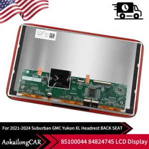 LCD DISPLAY For 2021-2024 Chevy Suburban GMC Yukon XL Headrest BACK SEAT TV DVD - Foto 1 di 10