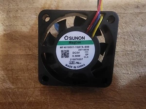 Fan 40x40x10mm 5V/0.18A 6000rpm 3+1PIN 2.54 4010 Iceriver KSO DF0401005B2HN - Picture 1 of 5