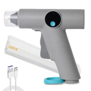 Rechargeable 25W Cordless Electric Hot Melt Glue Gun DIY Repair Heating Tools - Picture 1 of 7