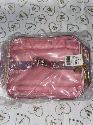 NEW J.lash Pink Color Makeup Cosmetic bag Perfect For Travel - Image 1 of 4