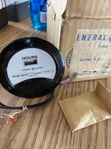 Vintage GE Elapsed Time Meter (Hours) Model 8KT9 115V CY 60 NEW IN BOX (NOS) #S - Picture 1 of 12