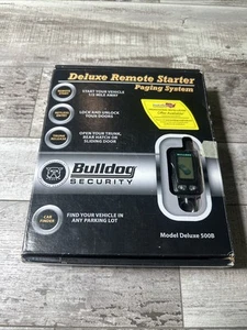 Bulldog Security Deluxe Remote Vehicle Starter Paging Alarm System Deluxe 500B - Bild 1 von 6
