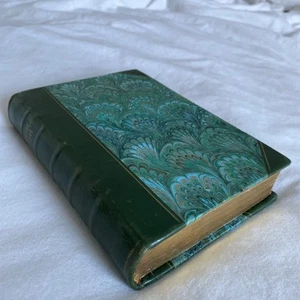 1857 Antique Elizabeth Barrett Browning Book "Aurora Leigh" 1st ed, Fine Binding - Picture 1 of 10