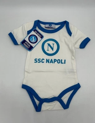 BODY NEONATO NEONATA CALDO COTONE MEZZA MANICA ZERO&CO. SSC NAPOLI 9022 - Immagine 1 di 4