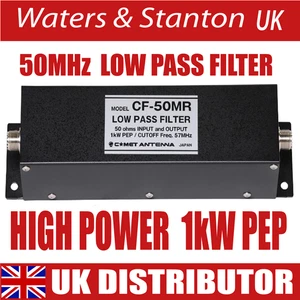 COMET CF-50MR - Filtro passa-basso per 57MHz 1kw/CW - Foto 1 di 2