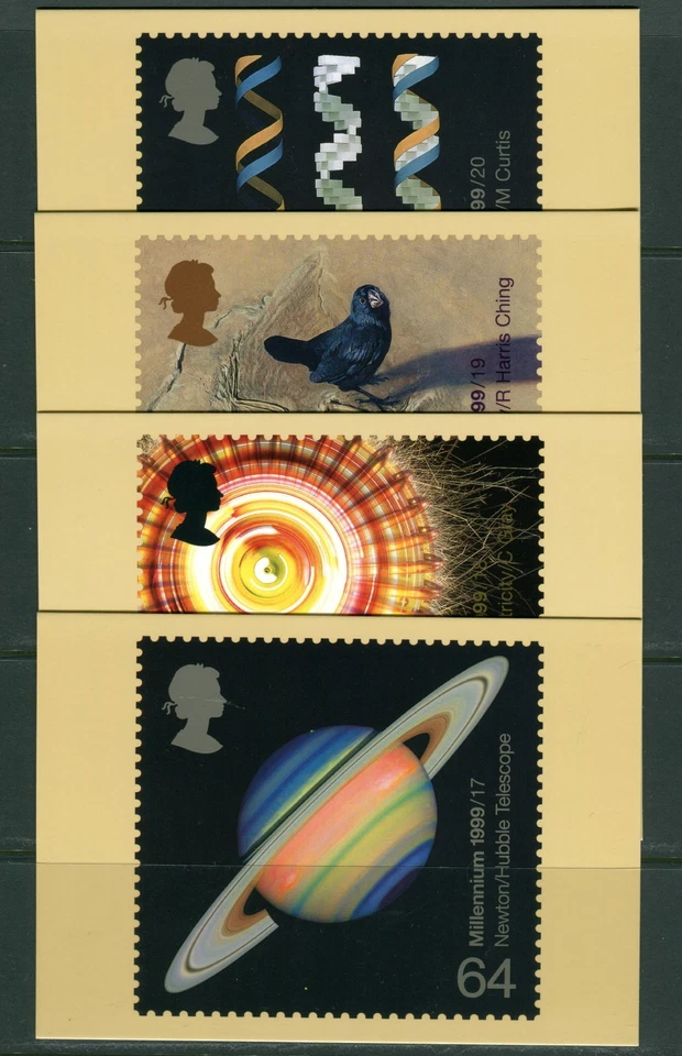 Tarjetas PHQ Millennium Scientists Tale 1999. SG 2102-2105 Foto 1 de 1