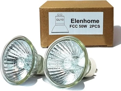 120v 50W GU10 Bulb for Candle Warmer Lamp, 2pcs gu10+c Dimmable 2800K 50w  - Image 1 of 4